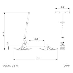 Stiga Sports Snel�behjul Snow Kick - Bl�